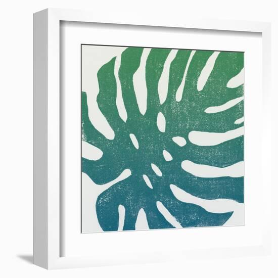 Tropical Treasures I Blue Green-Moira Hershey-Framed Art Print