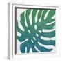 Tropical Treasures I Blue Green-Moira Hershey-Framed Art Print