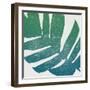 Tropical Treasures II Blue Green-Moira Hershey-Framed Art Print