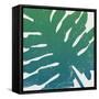 Tropical Treasures IV Blue Green-Moira Hershey-Framed Stretched Canvas