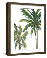 Tropical Trees on White II-Julie DeRice-Framed Art Print