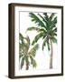 Tropical Trees on White II-Julie DeRice-Framed Art Print