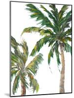 Tropical Trees on White II-Julie DeRice-Mounted Art Print