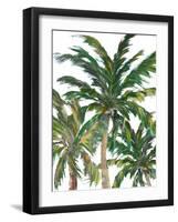 Tropical Trees on White III-Julie DeRice-Framed Art Print