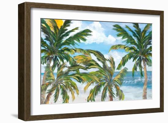 Tropical Trees Paradise-Julie DeRice-Framed Art Print