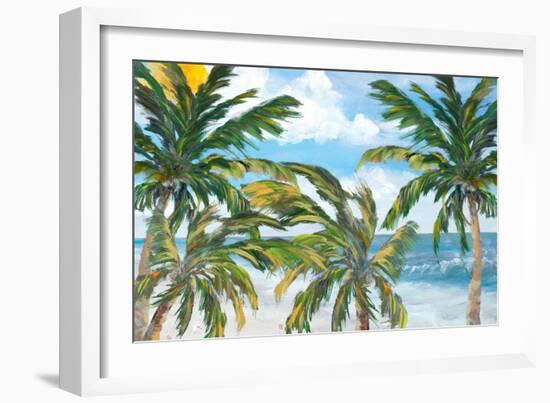 Tropical Trees Paradise-Julie DeRice-Framed Art Print