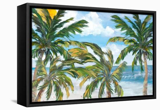 Tropical Trees Paradise-Julie DeRice-Framed Stretched Canvas