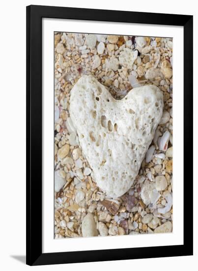 Tropical Type - Pebble Heart-Mike Toy-Framed Giclee Print