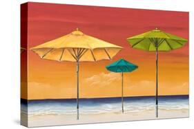 Tropical Umbrellas I-Tiffany Hakimipour-Stretched Canvas