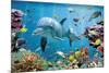 Tropical Underwater-Ocean-null-Mounted Poster