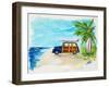 Tropical Vacation I-Julie DeRice-Framed Art Print