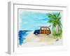 Tropical Vacation I-Julie DeRice-Framed Art Print