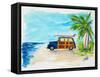 Tropical Vacation I-Julie DeRice-Framed Stretched Canvas