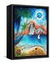 Tropical Vacation-Megan Aroon Duncanson-Framed Stretched Canvas