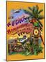 Tropical Vibes 4 Oclock Somewhere-Messina Graphix-Mounted Giclee Print