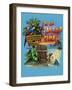 Tropical Vibes Island Time-Messina Graphix-Framed Giclee Print