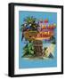 Tropical Vibes Island Time-Messina Graphix-Framed Giclee Print