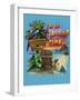 Tropical Vibes Island Time-Messina Graphix-Framed Giclee Print