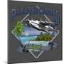 Tropical Vibes Paradise Landing-Messina Graphix-Mounted Giclee Print