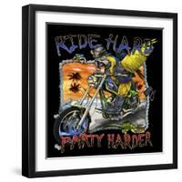 Tropical Vibes Tropical Choppers-Messina Graphix-Framed Giclee Print