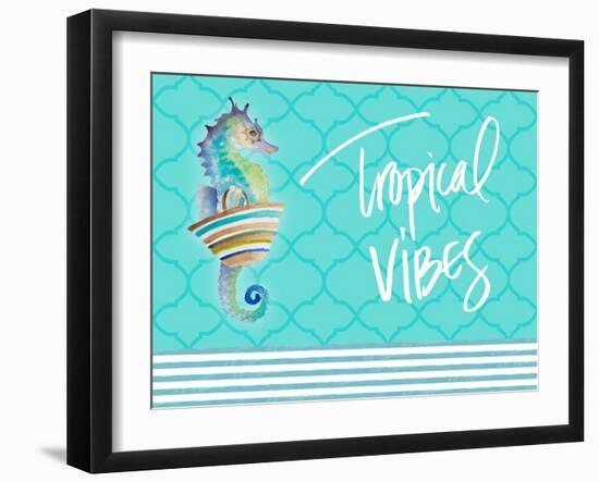 Tropical Vibes-Lanie Loreth-Framed Art Print