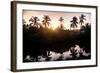 Tropical Village in Goa-Marina Pissarova-Framed Photographic Print