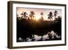 Tropical Village in Goa-Marina Pissarova-Framed Photographic Print