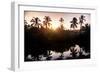 Tropical Village in Goa-Marina Pissarova-Framed Photographic Print