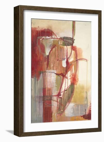 Tropical Vines-Terri Burris-Framed Art Print