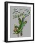 Tropical Wanna See My Iguana-Messina Graphix-Framed Giclee Print