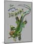 Tropical Wanna See My Iguana-Messina Graphix-Mounted Giclee Print