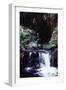 Tropical Waterfall-James P. Mcvey-Framed Art Print