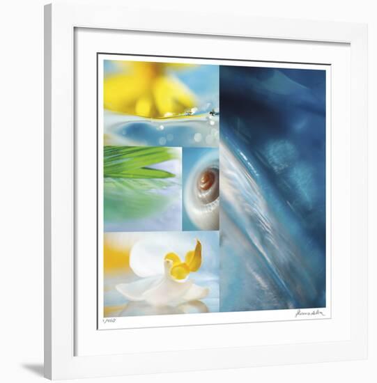 Tropical Wave-Florence Delva-Framed Giclee Print