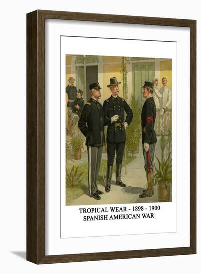 Tropical Wear - 1898 - 1900 - Spanish American War-Henry Alexander Ogden-Framed Art Print