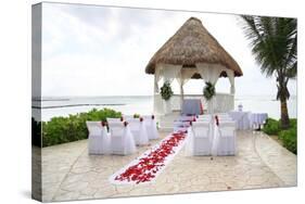 Tropical Wedding-Hannamariah-Stretched Canvas