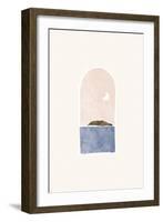 Tropical Window Landscape 03-Yuyu Pont-Framed Art Print