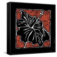 Tropical Woodblock I-Chariklia Zarris-Framed Stretched Canvas