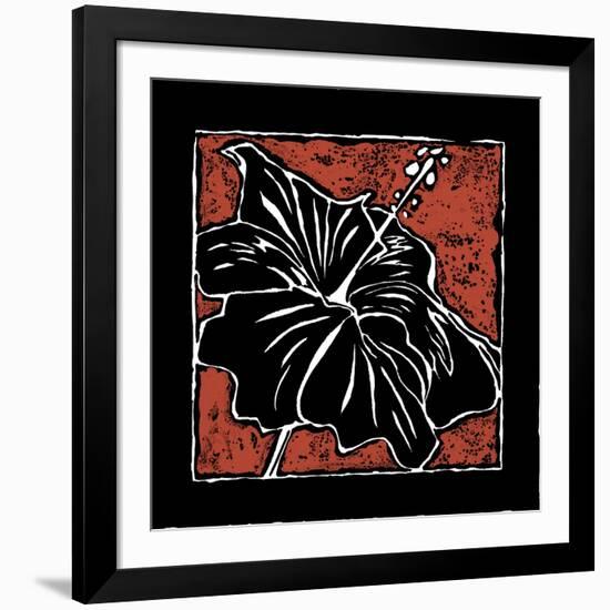 Tropical Woodblock I-Chariklia Zarris-Framed Art Print