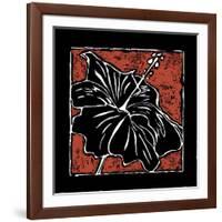 Tropical Woodblock I-Chariklia Zarris-Framed Art Print