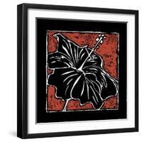 Tropical Woodblock I-Chariklia Zarris-Framed Art Print