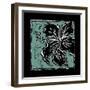 Tropical Woodblock IV-Chariklia Zarris-Framed Art Print