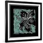 Tropical Woodblock IV-Chariklia Zarris-Framed Art Print