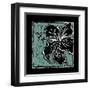 Tropical Woodblock IV-Chariklia Zarris-Framed Art Print