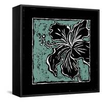 Tropical Woodblock IV-Chariklia Zarris-Framed Stretched Canvas