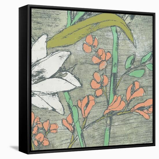 Tropicana I-Jennifer Goldberger-Framed Stretched Canvas