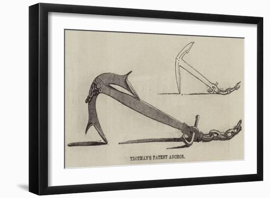 Trotman's Patent Anchor-null-Framed Giclee Print