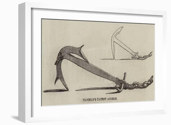 Trotman's Patent Anchor-null-Framed Giclee Print