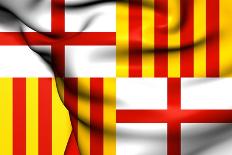 Flag of Barcelona-Trots1905-Stretched Canvas