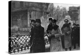 Trotsky in Warsaw-null-Stretched Canvas