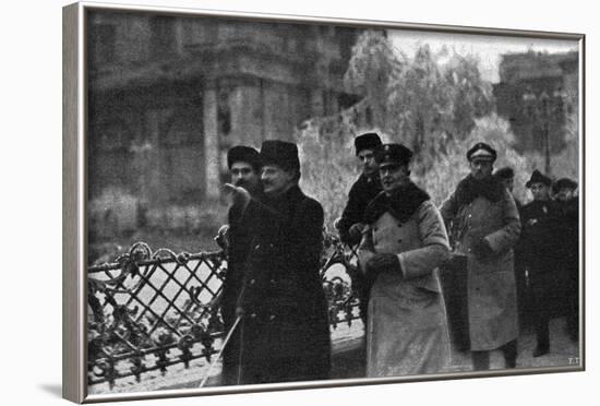 Trotsky in Warsaw-null-Framed Photographic Print